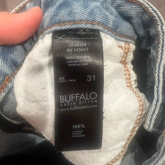 Buffalo David Bitton Blue Embellished Mini Skirt / women/ size 31 - Picture 7 of 7